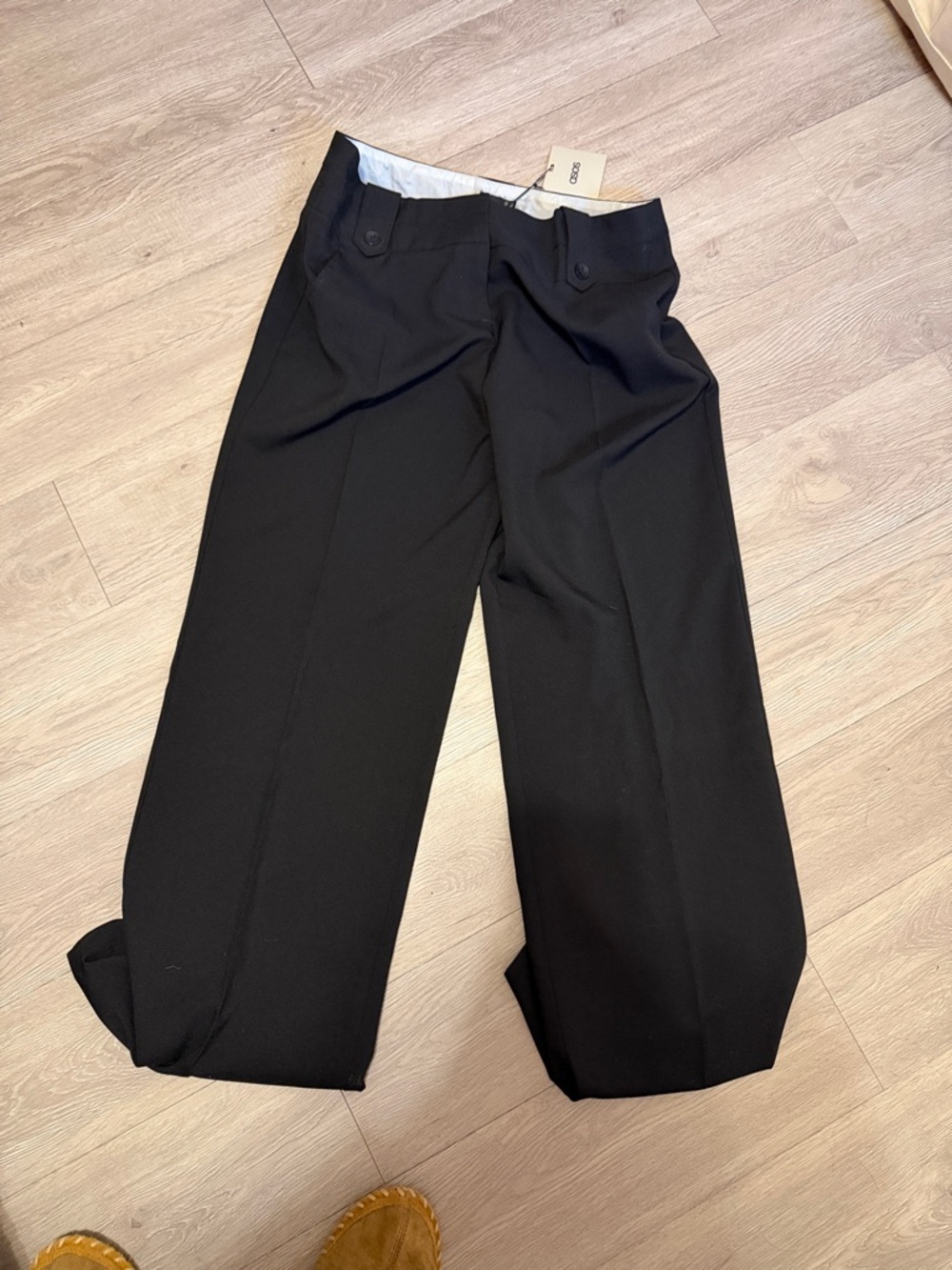 ASOS Black Dress Trousers - Wide Leg